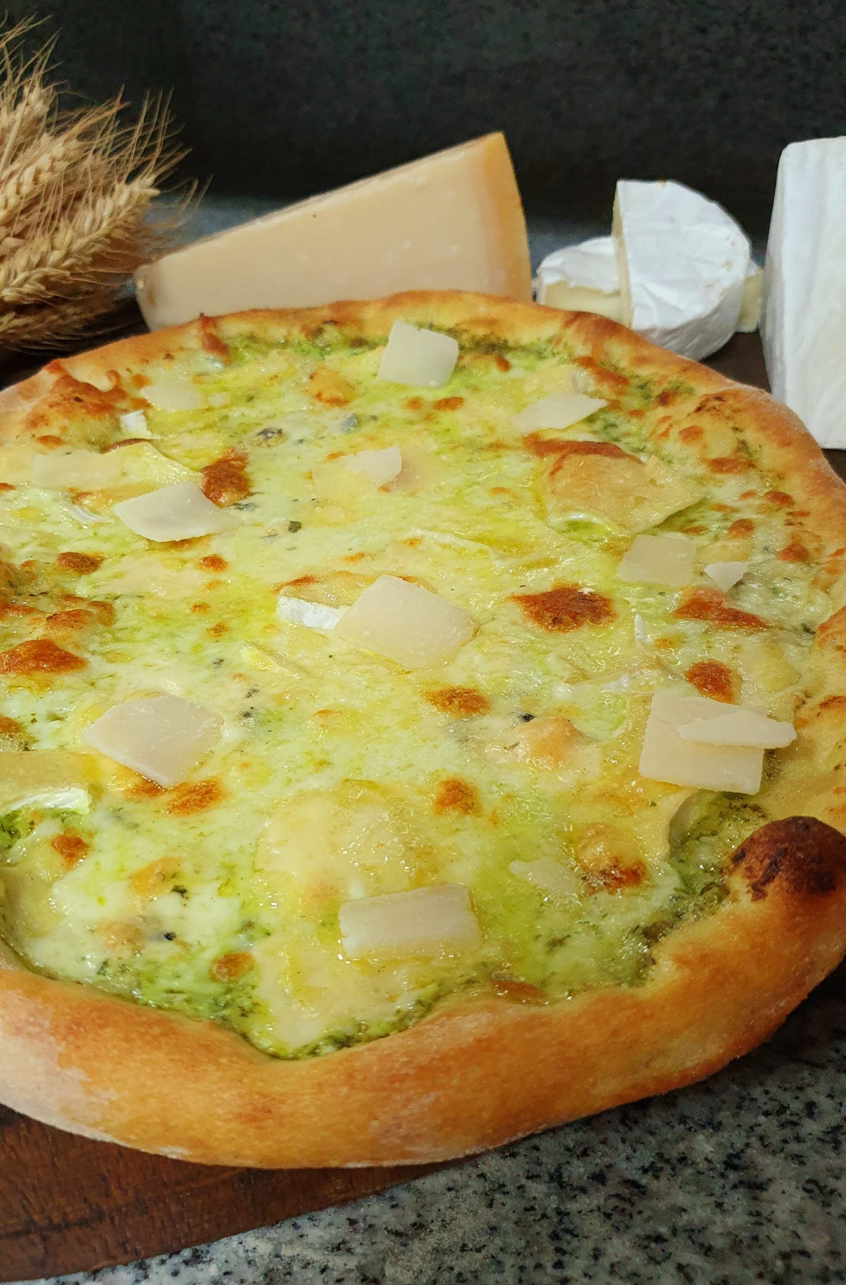 Pizza pesto de post